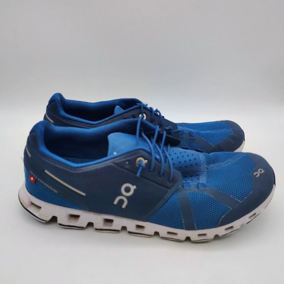 On Cloud 5 Shoes Mens Size 8.5 Denim Blue Athletic Running Sneakers - Picture 5 of 11